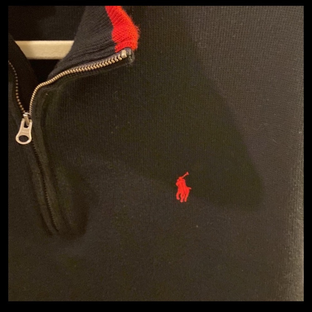 2- Boys black Polo and class club pullovers  size XL- 18/20